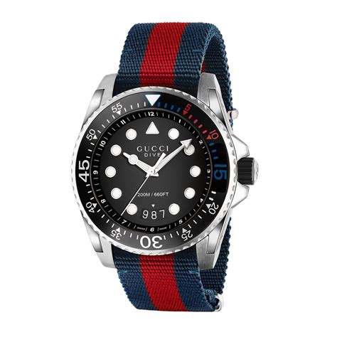 gucci dive watch blue|gucci dive men's watch.